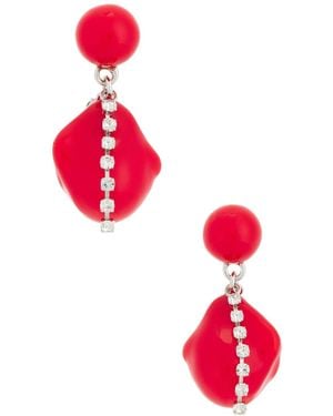 Completedworks Bio Resin Bead Earrings - Red