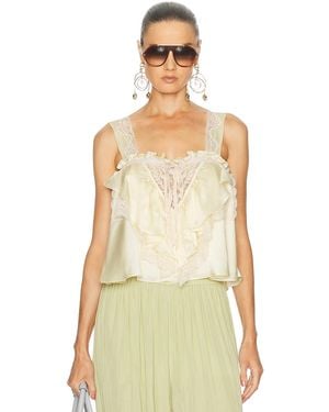 Chloé Frill Cami Top - Natural