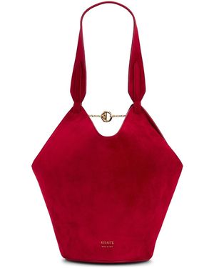 KHAITE Lotus Small Tote Bag - Red