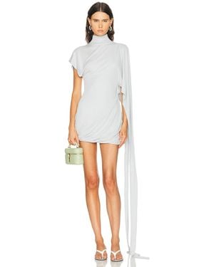 Francesco Murano Short Asymmetric Dress - White