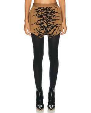 Alaïa Alaϊa Tiger Short - Natural