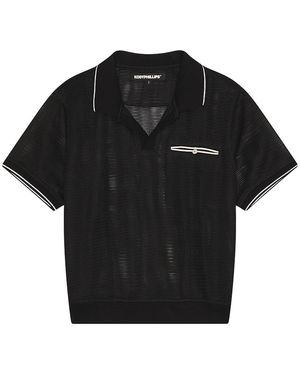 Kody Phillips Mesh Polo - Black