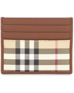 Burberry Tall Sandon Card Holder - White