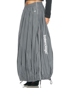Balenciaga Balloon Track Skirt - Gray