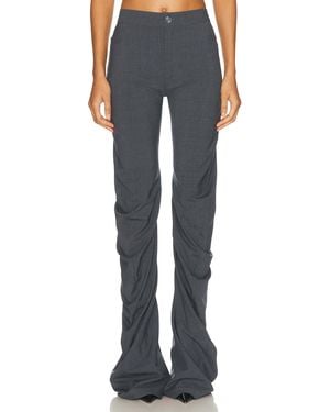 Jade Cropper Twisted Trouser - Blue