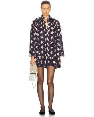 Bode Starry Dress - Blue