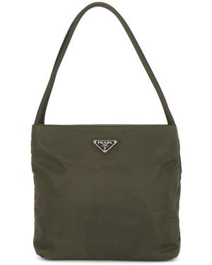 Prada Tessuto Tote Bag - Green