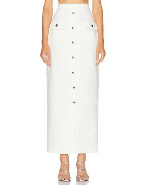 Adam Lippes Dakota Skirt - White