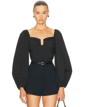 Carolina Herrera Sweetheart Top - Black