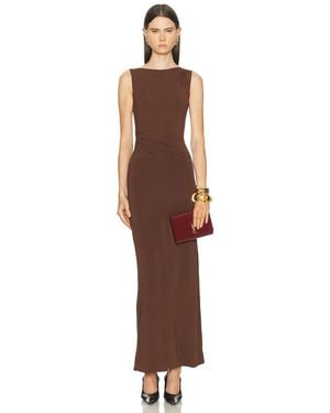 Mimchik Magnolia Dress - Brown