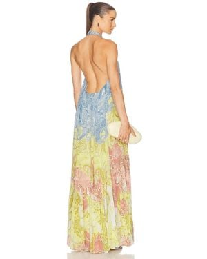 Hemant & Nandita Fiza Long Dress - Metallic