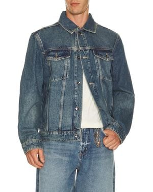 Rag & Bone Denim Trucker Jacket - Blue