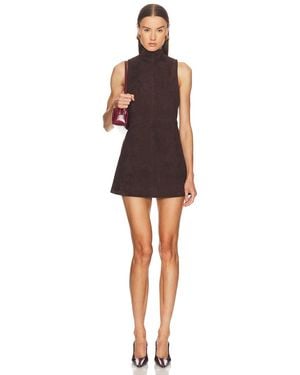 SER.O.YA Carina Suede Dress - Brown