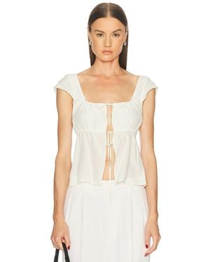 STAUD Pomona Top - White