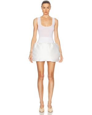 Alaïa Padded Mini Dress - White