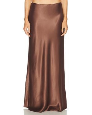 SRG Quinn Maxi Skirt - Brown