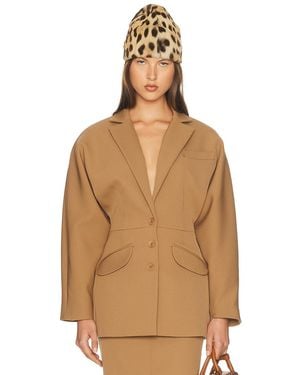 Helsa Vintage Dolman Blazer - Brown