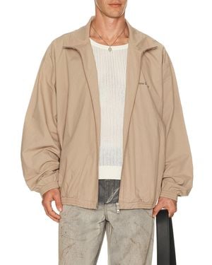 Acne Studios Olando Soft Cotton Poplin Jacket - Natural