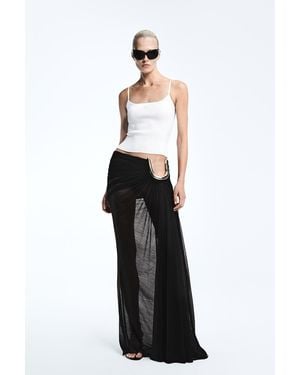 REVOLVE LOS ANGELES Leora Maxi Skirt - Black