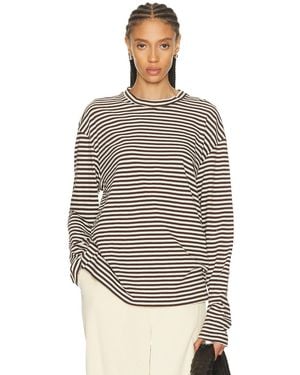 SPRWMN Long Sleeve Oversized Tee - Multicolor