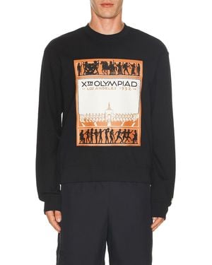 John Elliott X Olympics Los Angeles Crewneck Sweatshirt - Black