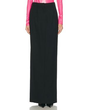 Mugler Long Skirt - Black