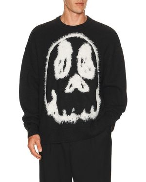 Y-3 Gfx Knit Sweater - Black