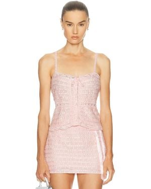 LoveShackFancy Niraya Cami Top - Pink