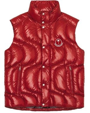 Moncler Genius X Palm Angels Gwenyth Vest - Red
