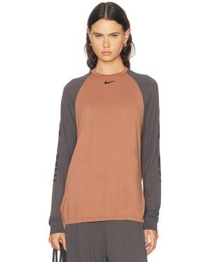 NikeSKIMS Stretch Knit Relaxed Long Sleeve Top - Multicolor