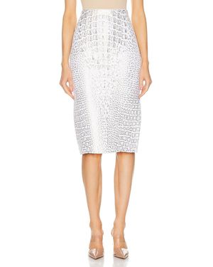 Alaïa Alaïa Pencil Skirt - White