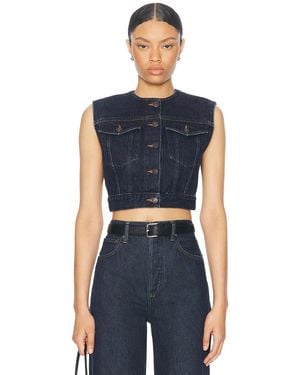 Agolde Leo Vest - Blue