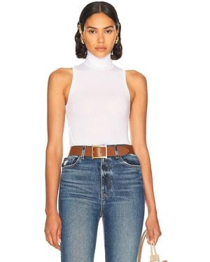 Helsa Turtleneck Tank - Blue