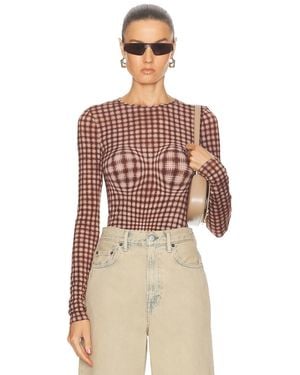 Miaou Long Sleeve Tee - Multicolor