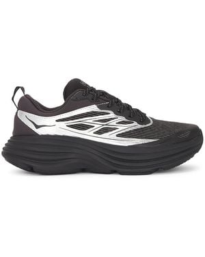 Hoka One One U Bondi 8 Caged Sneaker - Black