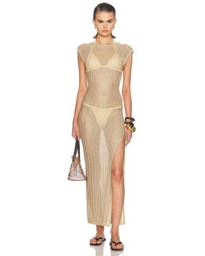 La Porte Nell Dress - White
