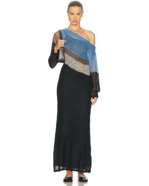 STAUD Tessa Dress - Blue