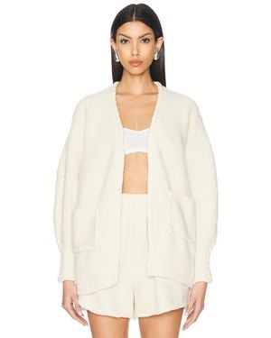 AISLING CAMPS Whip Stitch Cardigan - White