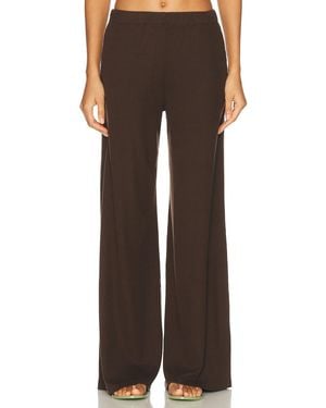 SPRWMN Wide Leg Pant - Brown