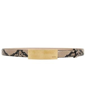 KHAITE Berlin 25Mm Belt - Gray