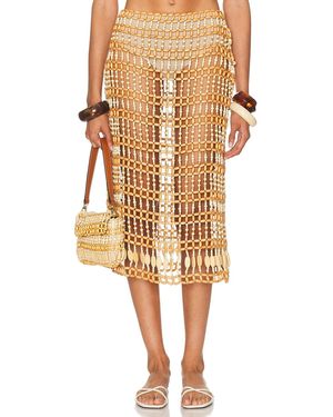 STAUD Abaco Skirt - Natural