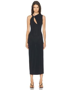 HAELO Lock Twist Dress - Black