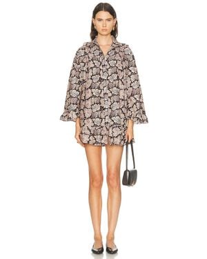 Bode Wisteria Dress - White