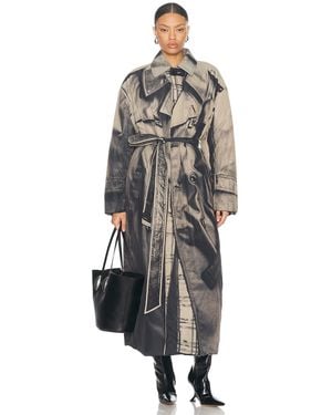 Jean Paul Gaultier Nylon Padded Trench - Multicolor
