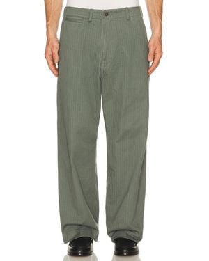 Beams Plus Mil Pants Herringbone - Green