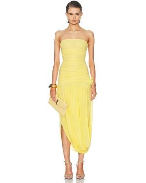 Maygel Coronel Halo Dress - Yellow