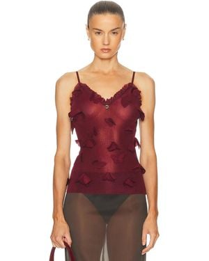 Coperni Butterflies Techno Top - Red