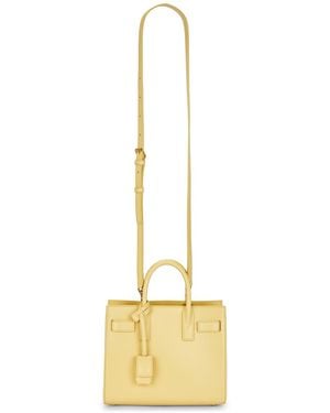 Saint Laurent Nano Sac De Jour Tote Bag - Metallic