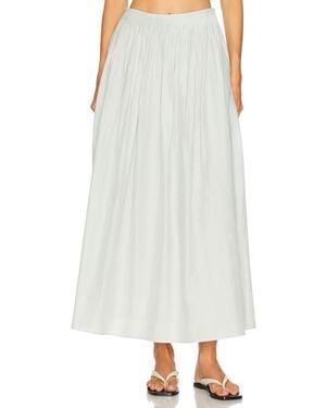 Loulou de Saison Naya Gathered Skirt - White
