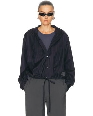 Acne Studios Sip Hooded Jacket - Blue